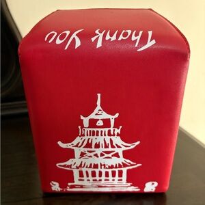 Red Takeout Box Purse